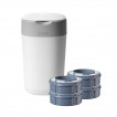 Tommee Tippee Хигиенен кош за памперси TWIST & CLICK с 4 броя резервни касети Бял TT.0155 от Пакостник