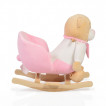 Moni Toys Плюшена люлка със седалка и звук BEAR Розова WJ-635 от Пакостник