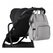 Kikkaboo Чанта за аксесоари за количка SIENA Light Grey от Пакостник