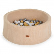 Moni Toys Мек басейн с топки (5.5см 200бр) BOUCLE 12м+ Бежов от Пакостник
