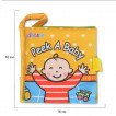 Jollybaby Мека МОНТЕСОРИ книжка 0м+ PEEK A BABY 6024 от Пакостник