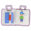 Jollybaby Мека МОНТЕСОРИ книжка-чанта 18м+ WHAT SHOULD I WEAR 8347-1 от Пакостник