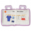 Jollybaby Мека МОНТЕСОРИ книжка-чанта 18м+ WHAT SHOULD I WEAR 8347-1 от Пакостник