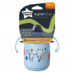 Tommee Tippee Неразливаща се чаша с дръжки и мек накрайник 300 мл 6м+ Синя TT.0289 от Пакостник