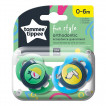 Tommee Tippee Ортодонтични залъгалки FUN STYLE 0-6м 2 броя Куче/Пиле TT.0083.004 от Пакостник