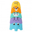 Playgro Активна играчка кула от цветни купички Животни 12-36м PG.0723 от Пакостник