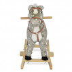 Moni Toys Плюшено конче-люлка със звук SPOTTY Сиво от Пакостник