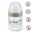 Nuk FOR NATURE Шише РР Temperature Control 150мл 0м+ S Бежово от Пакостник