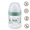 Nuk FOR NATURE Шише РР Temperature Control 150мл 0м+ S Зелено от Пакостник