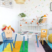 Ginger Home Дървена маса с 2 столчета за учене, игра, рисуване, хранене GHOSTS (3-10 год) TF6051 от Пакостник