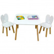 Ginger Home Детска дървена маса с 2 стола BUNNY (3-7 год) TF6176 от Пакостник