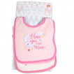Cangaroo Лигавник TIBBY 3 броя Розов от Пакостник
