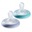 Tommee Tippee Ортодонтични залъгалки BREAST-LIKE NIGHT 6-18м 2 броя TT.0208 от Пакостник