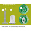 Tommee Tippee Неразливаща се чаша с дръжки и сламка 300 мл 6м+ Зелена TT.0222 от Пакостник