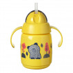 Tommee Tippee Неразливаща се чаша с дръжки и сламка 300 мл 6м+ Жълта TT.0223 от Пакостник