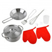 Ginger Home Детска дървена кухня със звук и светлина 3 год+ (93 см) W10C493J от Пакостник