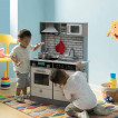 Ginger Home Детска дървена кухня със звук и светлина 3 год+ (93 см) W10C493J от Пакостник
