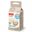 Nuk FOR NATURE Залъгалка силикон 2 броя 6-18м Крем от Пакостник
