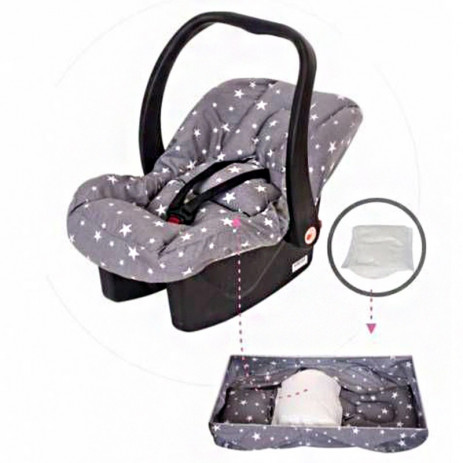 Sevi bebe Car seat protector with protect function grey from Pakostnik