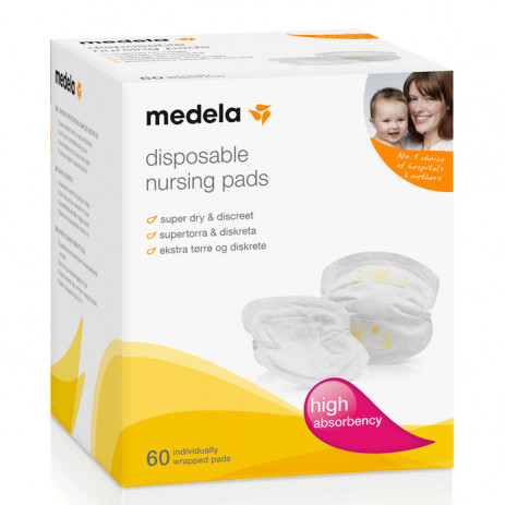 Medela Disposable Bra Pads 60 pcs from Pakostnik