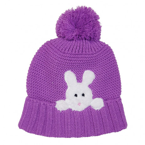 KidSport Knitted hat Purple (2-6 years) from Pakostnik