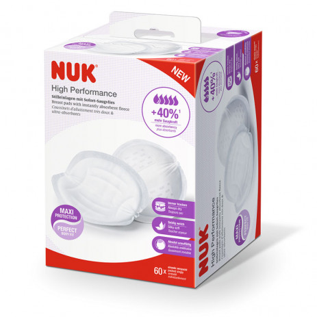 Nuk Breastfeeding pads HIHG PERFORMANCE 60 pcs from Pakostnik
