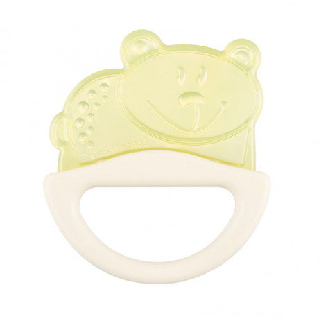 Canpol babies Silicone rattle with soft comb 0m+ BEAR Yellow from Pakostnik