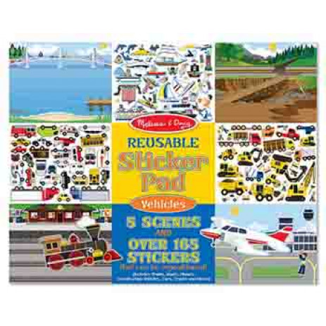 Melissa & Doug Stickers Reusable Vehicles from Pakostnik