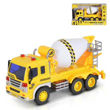 Wenyi 1:16 Concrete truck with ladder 27,5 cm (Sound & Lights) 310C from Pakostnik