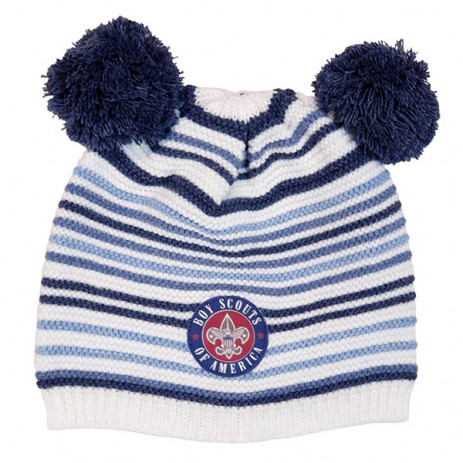 KidSport Knitted hat Blue stripe (1-4 years) from Pakostnik
