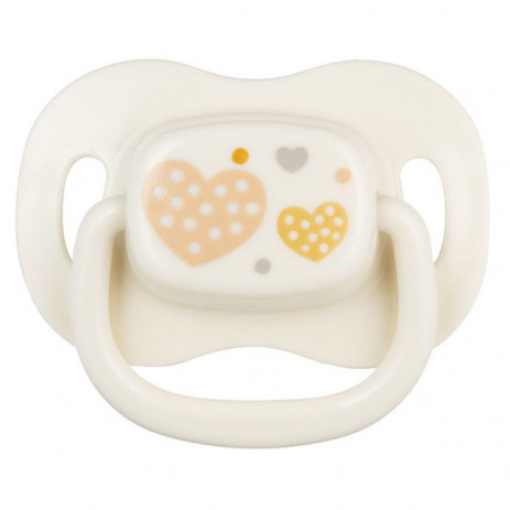 Canpol babies Silicone Soother with symmetrical shape Newborn Baby 0-6 months heart from Pakostnik