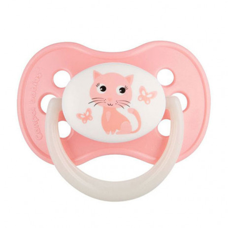 Canpol babies Rubber pacifier-shaped cherry 0-6m ANIMALS Pink from Pakostnik
