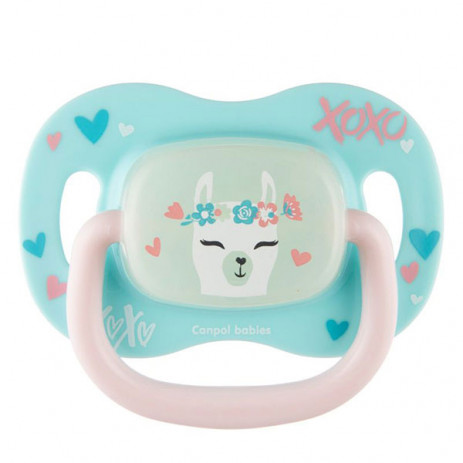 Canpol babies Symmetrical silicone pacifier 6-18m EXOTIC 34/921 from Pakostnik