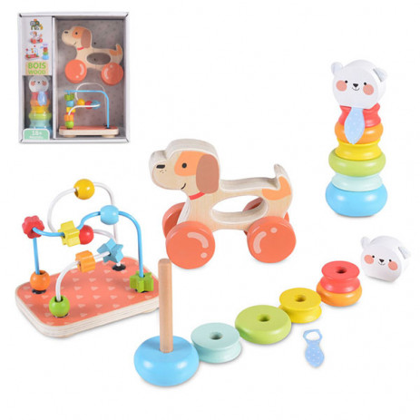 Moni Toys Wooden set with toys 2203 from Pakostnik