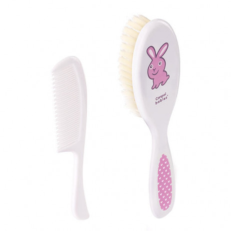 Canpol babies Brush and comb pink from Pakostnik