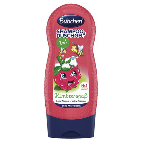 Bübchen Shampoo & shower gel 2in1 Raspberries 230 ml from Pakostnik