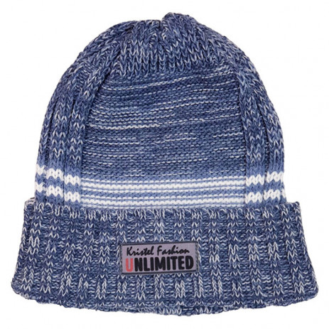 KidSport Knitted hat Blue Melange (2-6 years) from Pakostnik