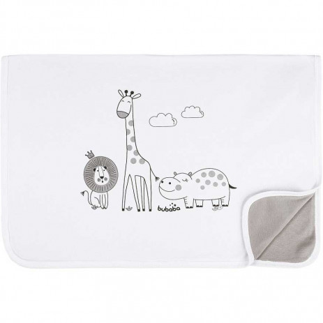 Bubaba Double-skinned cotton blanket - white / beige70x90sm from Pakostnik