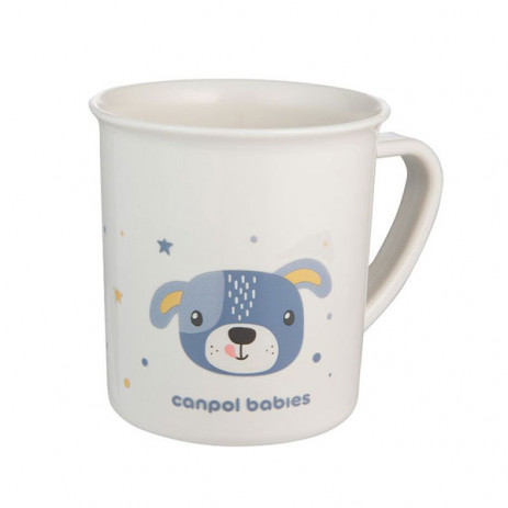 Canpol babies Cup with handle Cute Animals 170ml 12m+ Blue from Pakostnik