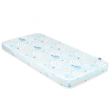 Kikkaboo Mattress FANTASIA 60/120/9cm Clouds Blue from Pakostnik