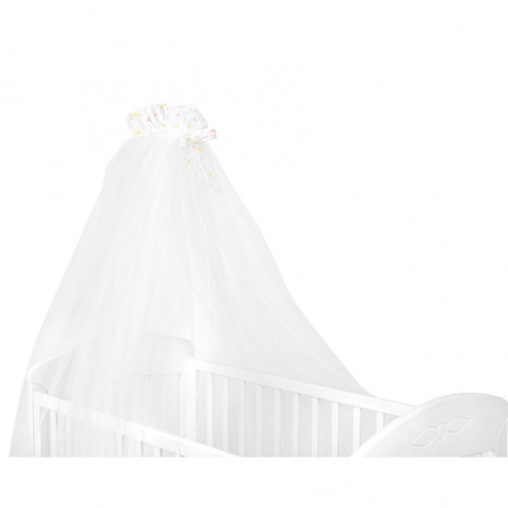 Kikkaboo Canopy tulle 200/480 cm Rabbits in Love from Pakostnik