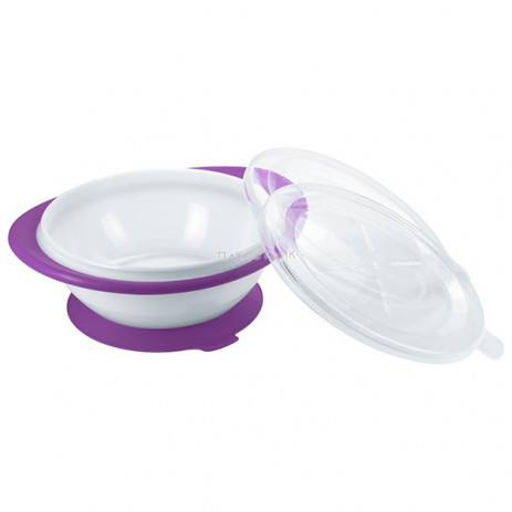 Nuk Bowl with two covers Violet from Pakostnik