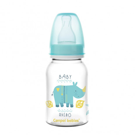 Canpol babies Feeding bottle AFRICA 120ml 0m+ Blue from Pakostnik