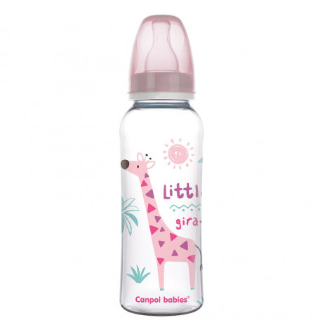 Canpol babies Feeding bottle AFRICA 250ml 12m+ Pink from Pakostnik