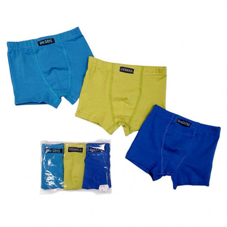 Venera Boxer for boy 3 pcs (18m,2,3,4,5,6,7,8 years) from Pakostnik