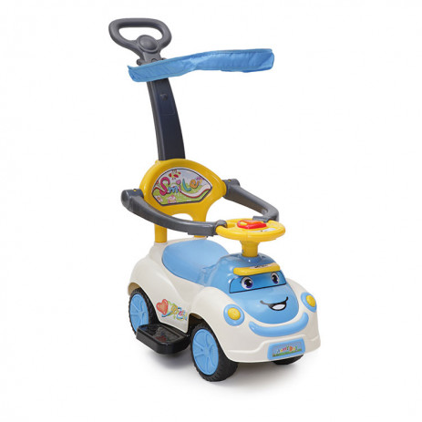 Moni Riding car and pushing Smile white from Pakostnik