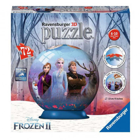 Ravensburger 3D Puzzle Ball Frozen 2-72 elements from Pakostnik