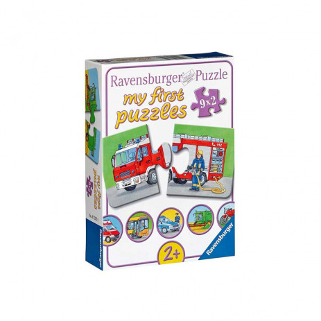 Ravensburger My first puzzle 9 х 2pc - Service Vehicles from Pakostnik