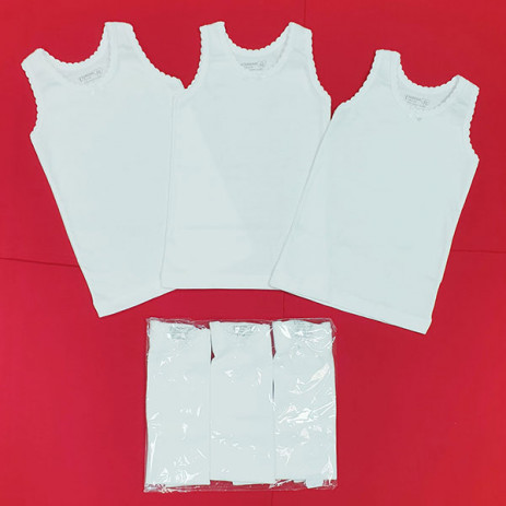 Venera Set of 3 tank top rips for girl 7100 (9,10,11,12 years) from Pakostnik