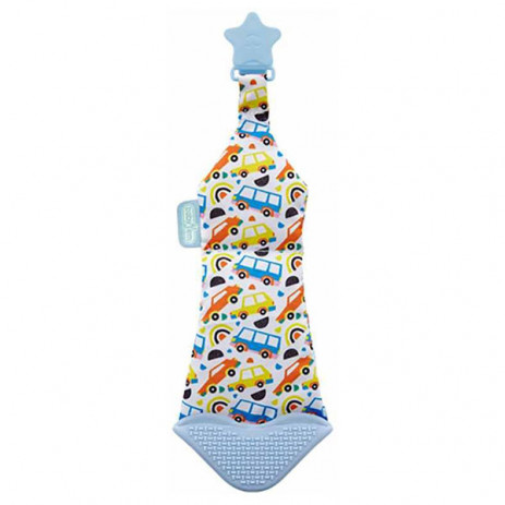 Babyjem Tie with teether 3 months+ Cars from Pakostnik